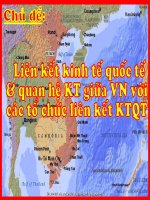 slide bài giảng kinh tế quốc tế _ liên kết kinh tế quốc tế