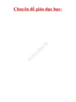 Chuyên đề giáo dục: Cây chùm ngây và những công dụng hiệu quả của cây chùm ngây