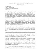 Lý giải động đất tại công trình thủy điện sông tranh 2 tỉnh quảng nam