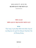 thực trạng và giải pháp hoàn thành công tác tạo động lục