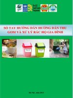 SỔ TAY HƯỚNG DẪN HƯỚNG DẪN THU  GOM VÀ XỬ LÝ RÁC HỘ GIA ĐÌNH