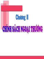 slide bài giảng kinh tế quốc tế _ chương ii (chính sách ngoại thương)-hạn ngạch