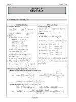 tài liệu học toán đại số và giải tích 11 chuơng 4 phần giới hạn