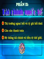 slide bài giảng kinh tế quốc tế  (tỷ giá hối đoái)