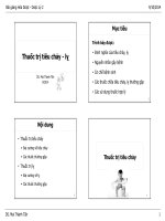 thuốc để điều trị bệnh tiêu chảy