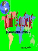 slide bài giảng kinh tế quốc tế nhập môn kinh tế quốc tế