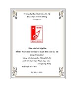 Đề tài mạch đèn tín hiệu   liệu, ebook, giáo trình