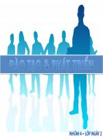 Tiểu luận đào tạo phát triền nguồn nhân lực