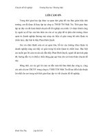 ĐỀ TÀI: Phân tích TOWS chiến lược cạnh tranh sản phẩm máy tính văn phòng của công ty TNHH Thương Mại Nhất Tí