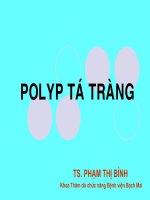 Bài giảng polyp tá tràng