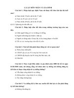 ôn tập pháp luật đại cương theo các câu hỏi trắc nghiệm