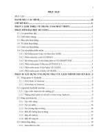 Xây dựng chương trình tra cứu lịch trình bay trên hệ điều hành di động Android