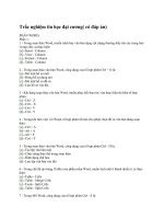 Tài Liệu Tin Học Văn Phòng - Đại Cương