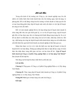 Lập kế hoạch kinh doanh tại công ty cổ phần công nghiệp điện cơ và xây dựng việt thành