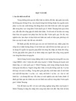 Một số giải pháp góp phần nâng cao hiệu quả kinh tế các mô hình canh tác chủ yếu của huyện U Minh Thượng tỉnh Kiên Giang
