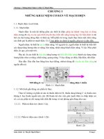 CHUONG 1 NHỮNG KHÁI NIỆM CƠ BẢN VỀ MẠCH ĐIỆN