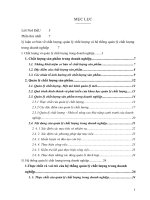 ĐỀ TÀI: Những điều kiện áp dụng thành công hệ thống quản lý chất lượng theo tiêu chuẩn quốc tế ISO9001  2000