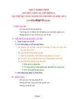 skkn một vài biện pháp tổ chức cho các lớp khối lá tập thể dục sáng ngoài sân trường có hiệu quả