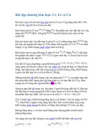 bài tập tổng hợp chương kim loại - crom sắt và đồng