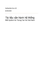 Tài liệu vận hành hệ thống SMS