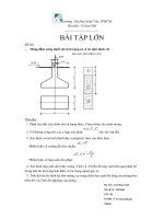 BÀI TẬP LỚN CƠ HỌC ĐẤT LỚP 05X ĐẠI HỌC KIẾN TRÚC TP.HCM