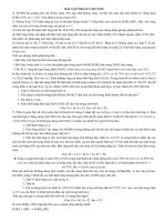 bài tập hóa học phần phi kim- oxxi và lưu huỳnh