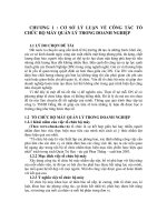 ĐỀ TÀI: Thêm vào bộ sưu tầm công tác tổ chức bộ máy quản lý trong công ty TNHH Hồng Hà