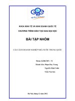 Cải cách doanh nghiệp nhà nước ở trung quốc