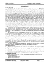 ĐỀ TÀI: Phân tích chiến lược kinh doanh của công ty TNHH Lộc Thăng