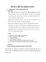 Bằng chứng kiểm toán nhóm 4  lớp TN6T1