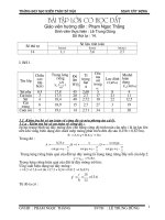 BÀI TẬP LỚN CƠ HỌC ĐẤT LÊ TRUNG DŨNG ĐẠI HỌC KIẾN TRÚC HÀ NỘI