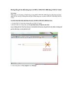 Hướng dẫn gửi tin nhắn hàng loạt với USB 3g viettel trên MISA CRM NET 2008