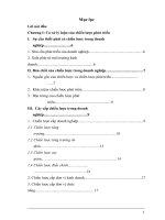 ĐỀ TÀI: Xây dựng chiến lược phát triển tại công ty Dệt Kim Hà Nội 2005 – 2010