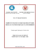 nghiên cứu về sự mưu cầu một cuộc sống có ý nghĩa trong các tác phẩm chọn lọc của toni morrison