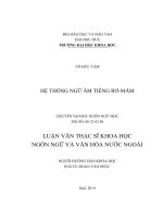 hệ thống ngữ âm tiếng rơ-măm