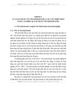 thực trạng về tình hình tổ chức và hiệu quả sử dụng vốn kinh doanh tại công ty cp xnk tổng hợp i vi