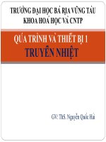 quá trình thiết bị cô đặc