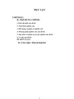 ĐỀ TÀI: Nghiên cứu về tội chống người thi hành công vụ ở nước ta từ năm 2003 đến năm 2009