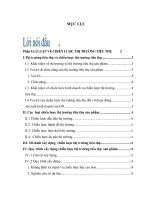 ĐỀ TÀI: Một số giải pháp quản lý nhằm hoàn thiện việc xây dựng chiến lược thị trường tiêu thụ thép tại công ty Cổ Phần Kim Khí Hà Nội