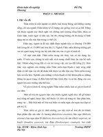 ĐỀ TÀI: Nghiên cứu thành phần loài và đặc điểm phân bố của thần mềm chân bụng (gastropoda) trên cạn ở núi sà