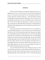 ĐỀ TÀI: Một số giải pháp phát triển thị trường của công ty TNHH Thương mại và Dịch vụ Ngọc Hà