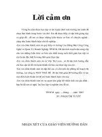 ĐỀ TÀI: Phân tích tình hình hoạt đông kinh doanh tại công ty may Nhà Bè