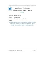 Giải pháp ổn định thị trường trong thời gian tới