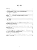 ĐỀ TÀI: Phân tích công tác quản lý chiến lược phát triển của công ty bất động sản thế kỷ