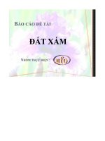 báo cáo đề tài đất xám - luận văn, đồ án, đề tài tốt nghiệp