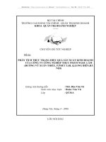 Phân tích thực trạng hiệu quả sản xuất kinh doanh của Công ty Công  nghiệp thực phẩm Ngọc Lâm - Hà Nội