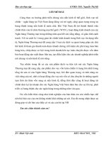 ĐỀ TÀI: Tình hình hoạt động kinh doanh của ngân hàng thương mại cổ phần Công Thương chi nhánh TP Thanh Hóa