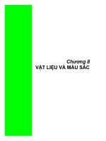 giáo trình thiết kế kiến trúc với revit architecture - vật liệu và màu sắc