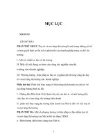 ĐỀ TÀI: Một số phương hướng và biện pháp nhằm góp phần duy trì và mở rộng thị trường của nhà in Bộ Lao Động  TBXH