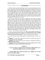 một số biện pháp hoàn thiện nội dung, phương pháp hạch toán và quản trị vốn bằng tiền tại công ty tnhh sản xuất thương mại hoàng thành